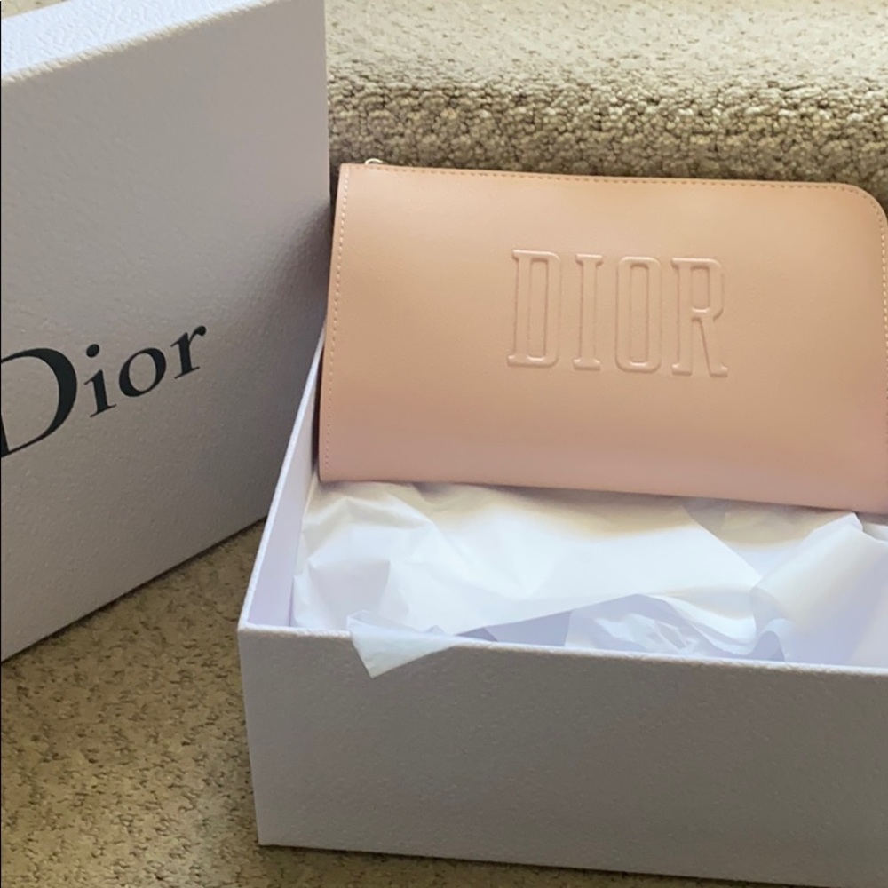 Dior makeup pouch